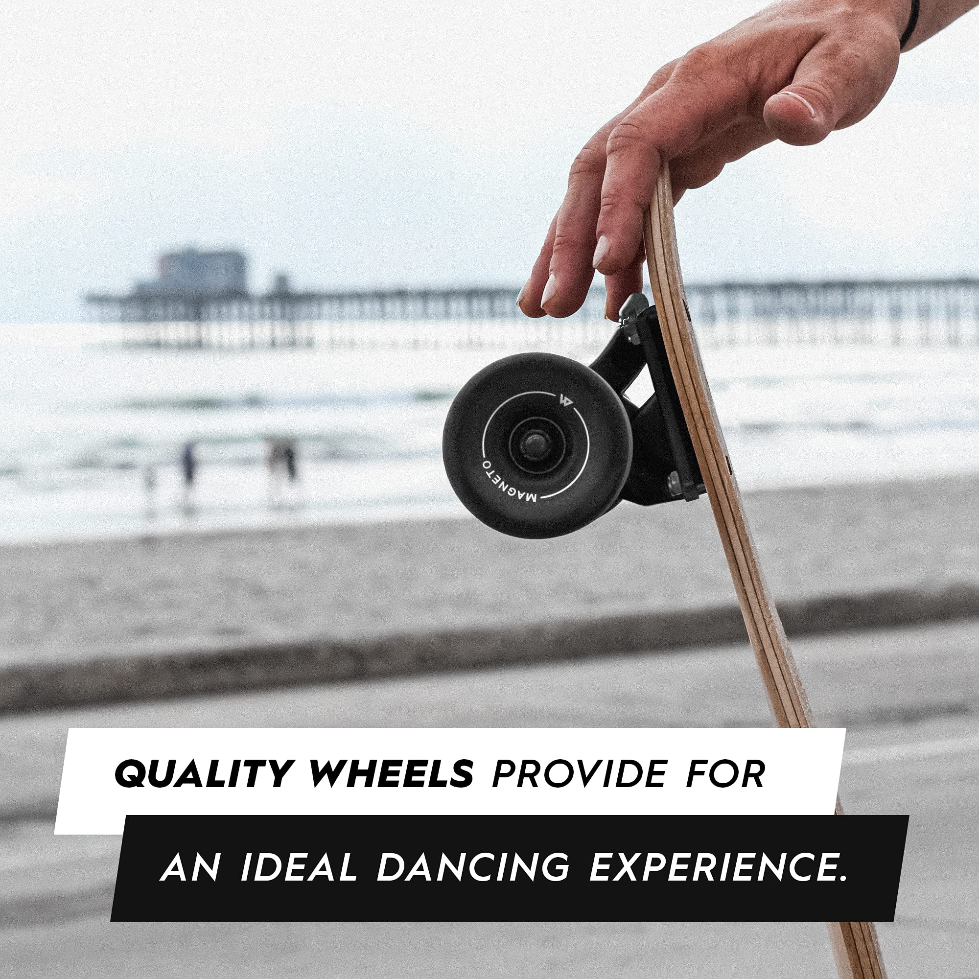 Amazon.com : Magneto Dancer Longboard Skateboard - Smooth Carbon